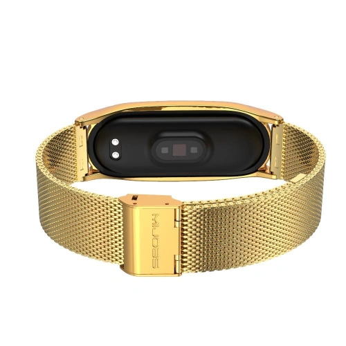 Bransoleta Tech-Protect Milaneseband Xiaomi Mi Band 5/6 Gold