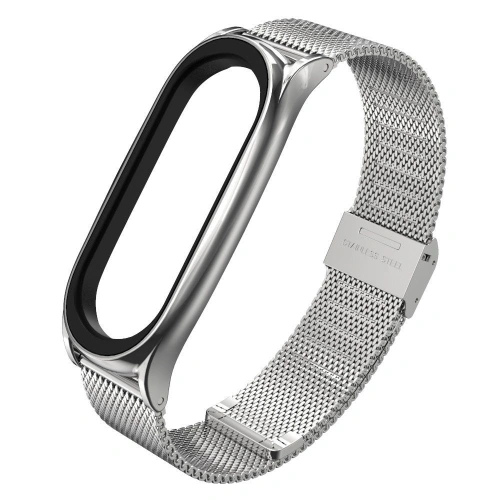 Bransoleta Tech-Protect Milaneseband Xiaomi Mi Band 5/6 Silver