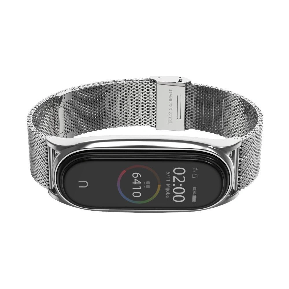 Hurtownia GSM - Bransoleta Tech-Protect Milaneseband Xiaomi Mi Band 5/6 Silver - THP407SLV - {ean13} - Hurt