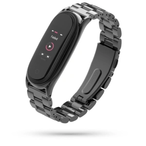 Bransoleta Tech-Protect Stainless Xiaomi Mi Band 5/6 Black