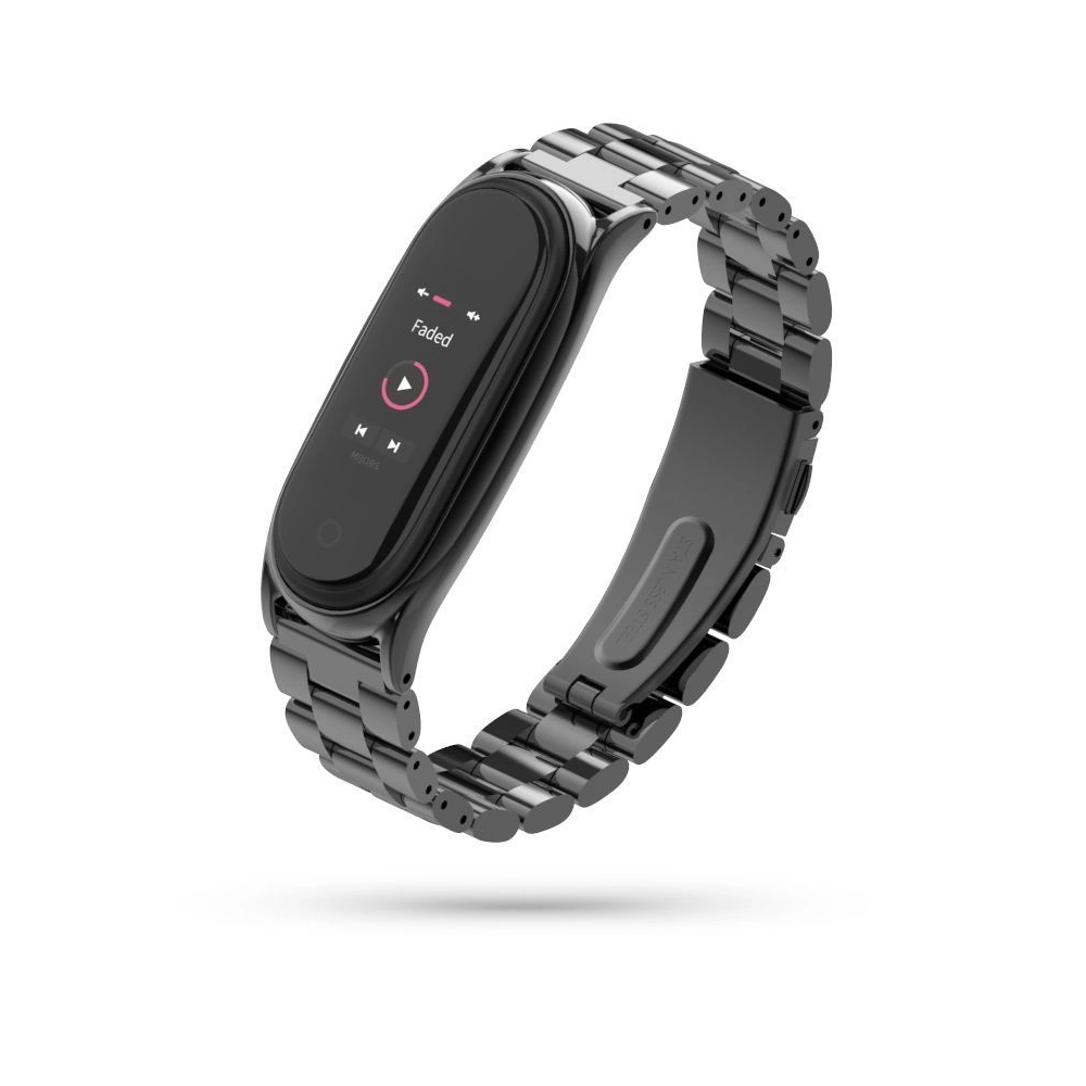 Hurtownia GSM - Bransoleta Tech-Protect Stainless Xiaomi Mi Band 5/6 Black - THP408BLK - {ean13} - Hurt