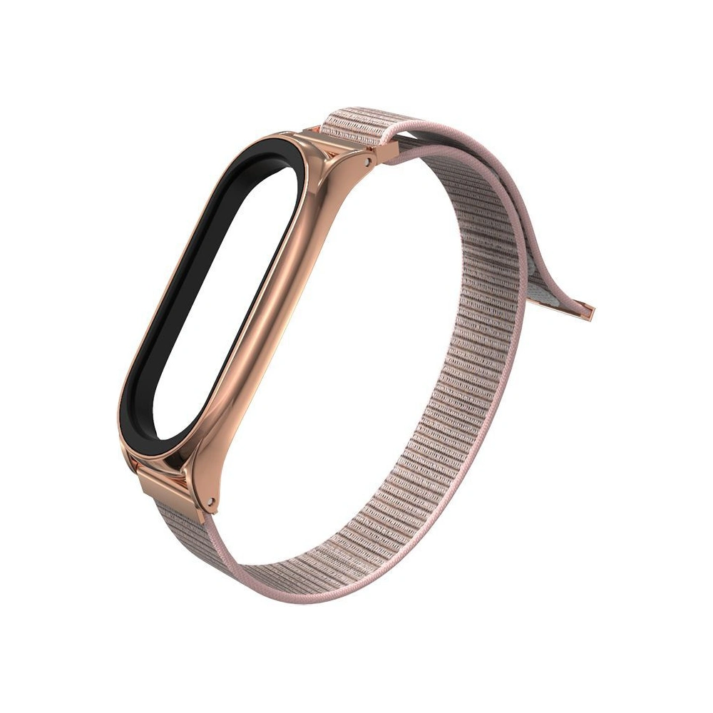 Pasek Tech-Protect Nylon Xiaomi Mi Band 5/6 Rose Gold