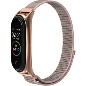 Hurtownia GSM - Pasek Tech-Protect Nylon Xiaomi Mi Band 5/6 Rose Gold - THP410RS - {ean13} - Hurt