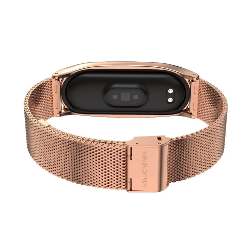 Bransoleta Tech-Protect Milaneseband Xiaomi Mi Band 5/6 Rose Gold