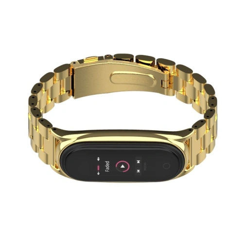Bransoleta Tech-Protect Stainless Xiaomi Mi Band 5/6 Gold