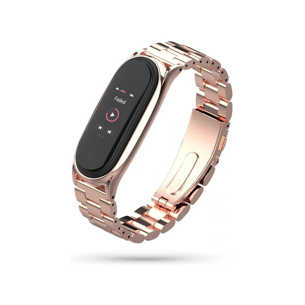 Wholesale Tech-Protect Stainless Xiaomi Mi Band 5/6 Rose Gold - THP413RS - {ean13} - Hurt
