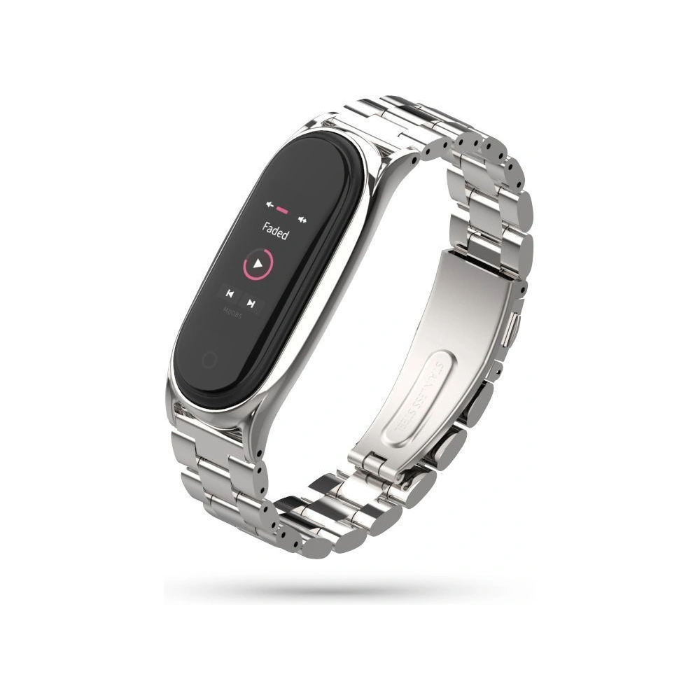 Hurtownia GSM - Náramek Tech-Protect nerezová ocel Xiaomi Mi Band 5/6 stříbrný - THP414SLV - {ean13} - Hurt