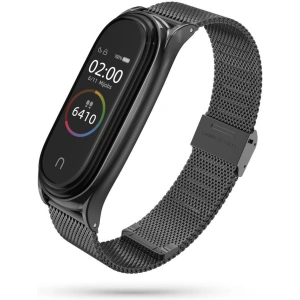 Bransoleta Tech-Protect Milaneseband Xiaomi Mi Band 5/6 Black