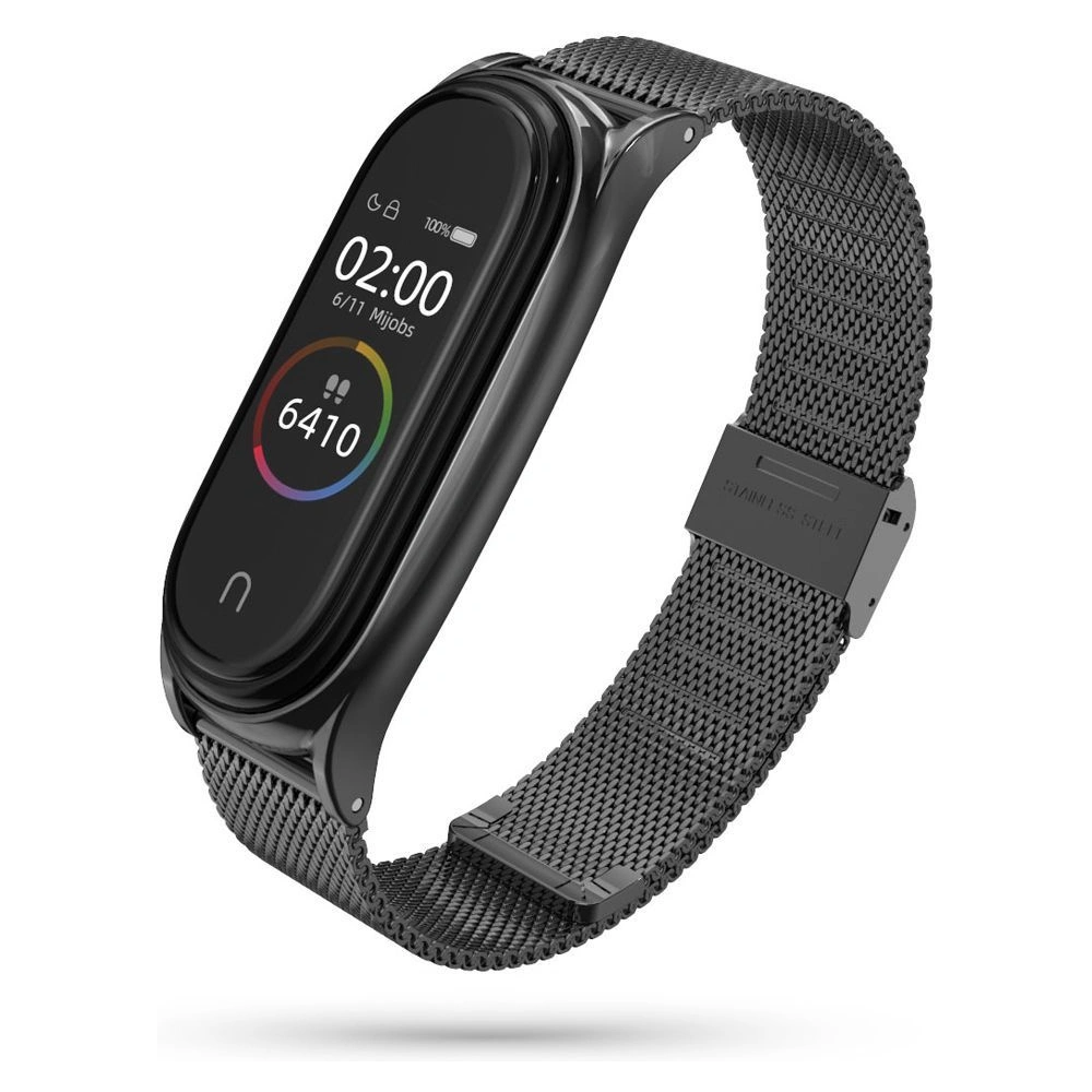 Hurtownia GSM - Bransoleta Tech-Protect Milaneseband Xiaomi Mi Band 5/6 Black - THP417BLK - {ean13} - Hurt