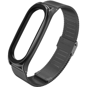 Bransoleta Tech-Protect Milaneseband Xiaomi Mi Band 5/6 Black