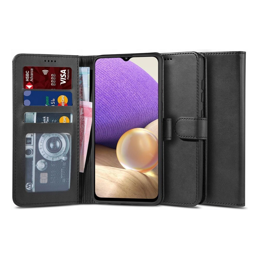 Hurtownia GSM - Case Tech-Protect Wallet 2 Samsung Galaxy A32 4G Schwarz - THP425BLK - {ean13} - Hurt