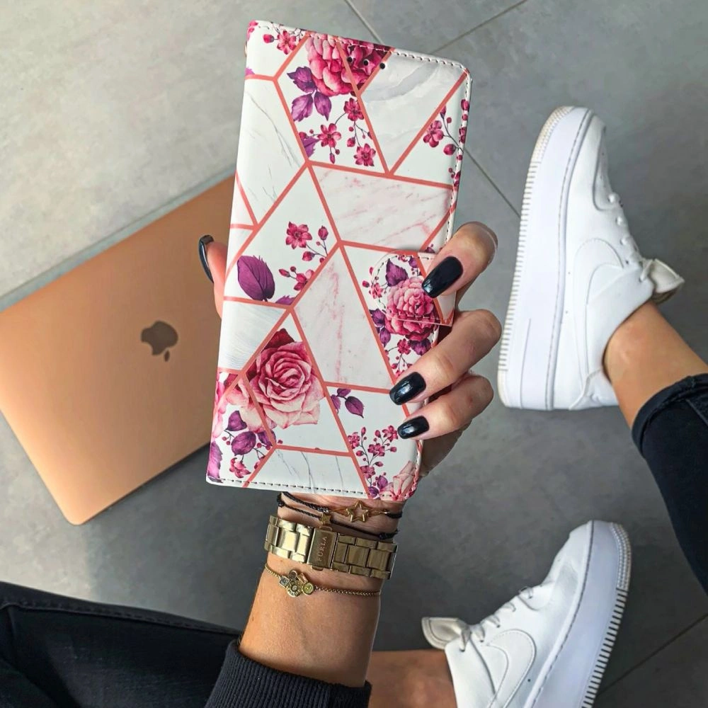 Hurtownia GSM - Etui Tech-Protect Wallet Samsung Galaxy A52/A52s Květinová růže - THP428FLOROS - {ean13} - Hurt