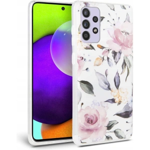 Hurtownia GSM - Etui Tech-Protect Floral Samsung Galaxy A52/A52s Bílá - THP440WHT - {ean13} - Hurt