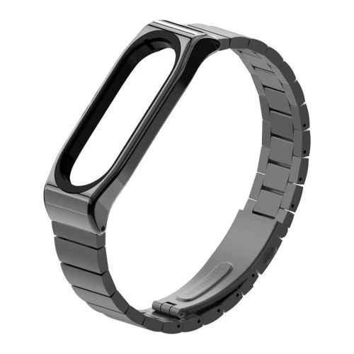 Bransoleta Tech-Protect Steelband Xiaomi Mi Band 5/6 Black