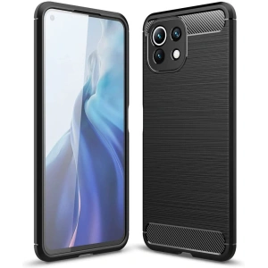 Hurtownia GSM - Etui Tech-Protect TPUCarbon Xiaomi Mi 11 Lite 4G/5G Black - THP446BLK - {ean13} - Hurt