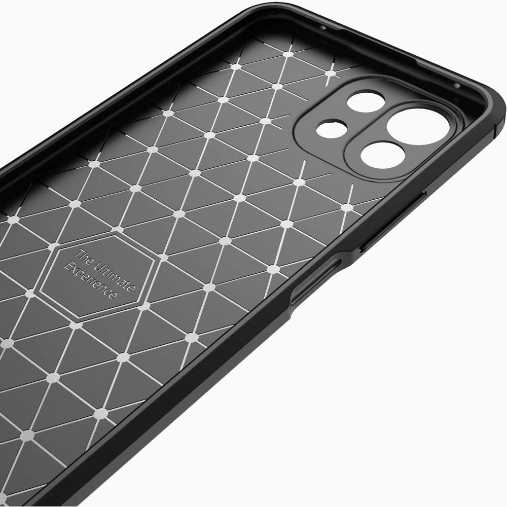 Hurtownia GSM - Etui Tech-Protect TPUCarbon Xiaomi Mi 11 Lite 4G/5G černé - THP446BLK - {ean13} - Hurt
