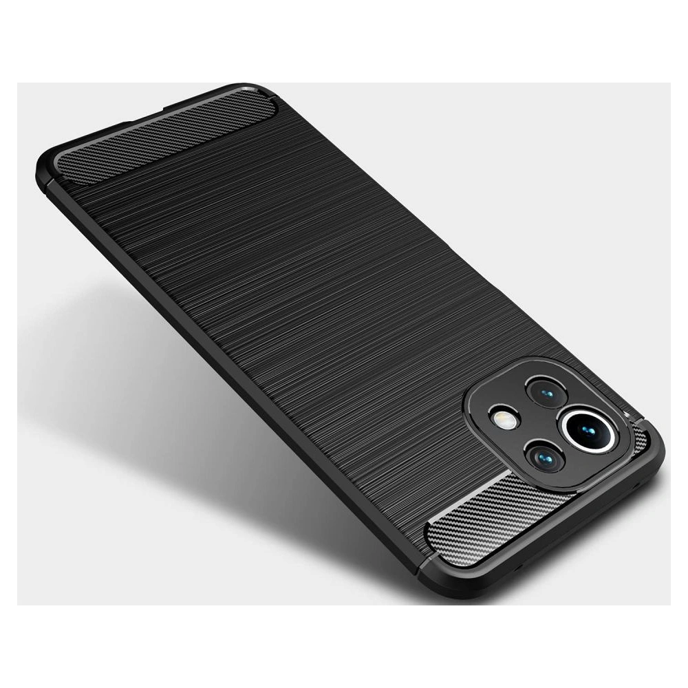 Hurtownia GSM - Etui Tech-Protect TPUCarbon Xiaomi Mi 11 Lite 4G/5G černé - THP446BLK - {ean13} - Hurt