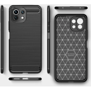 Hurtownia GSM - Etui Tech-Protect TPUCarbon Xiaomi Mi 11 Lite 4G/5G Black - THP446BLK - {ean13} - Hurt
