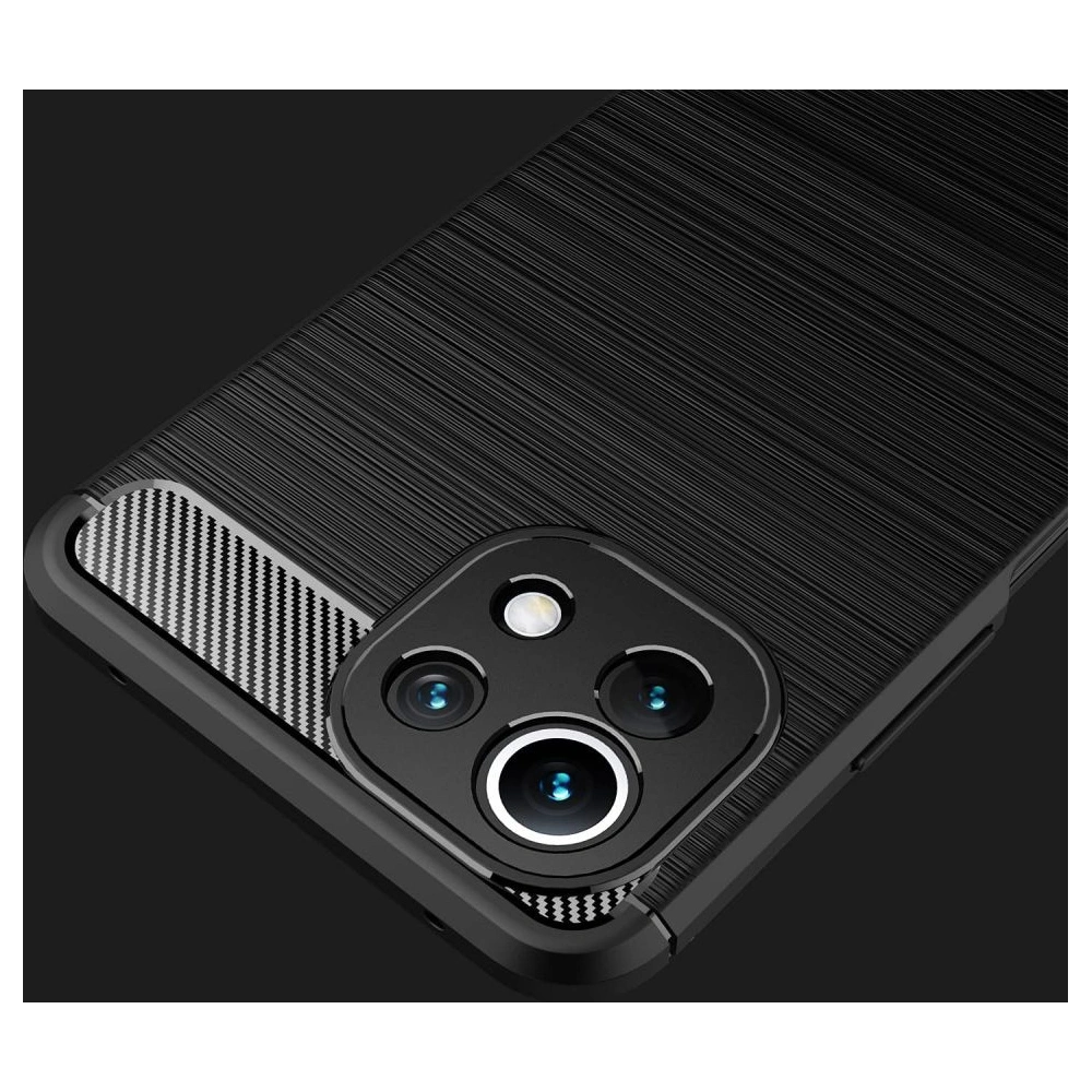 Hurtownia GSM - Etui Tech-Protect TPUCarbon Xiaomi Mi 11 Lite 4G/5G černé - THP446BLK - {ean13} - Hurt