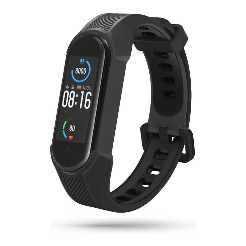 Hurtownia GSM - Pasek Tech-Protect Armour Xiaomi Mi Band 5/6 černý - THP452BLK - {ean13} - Hurt