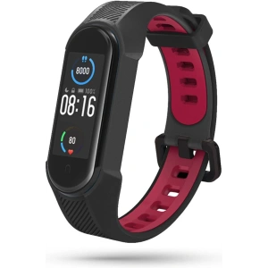 Pasek Tech-Protect Armour Xiaomi Mi Band 5/6 Černá/červená