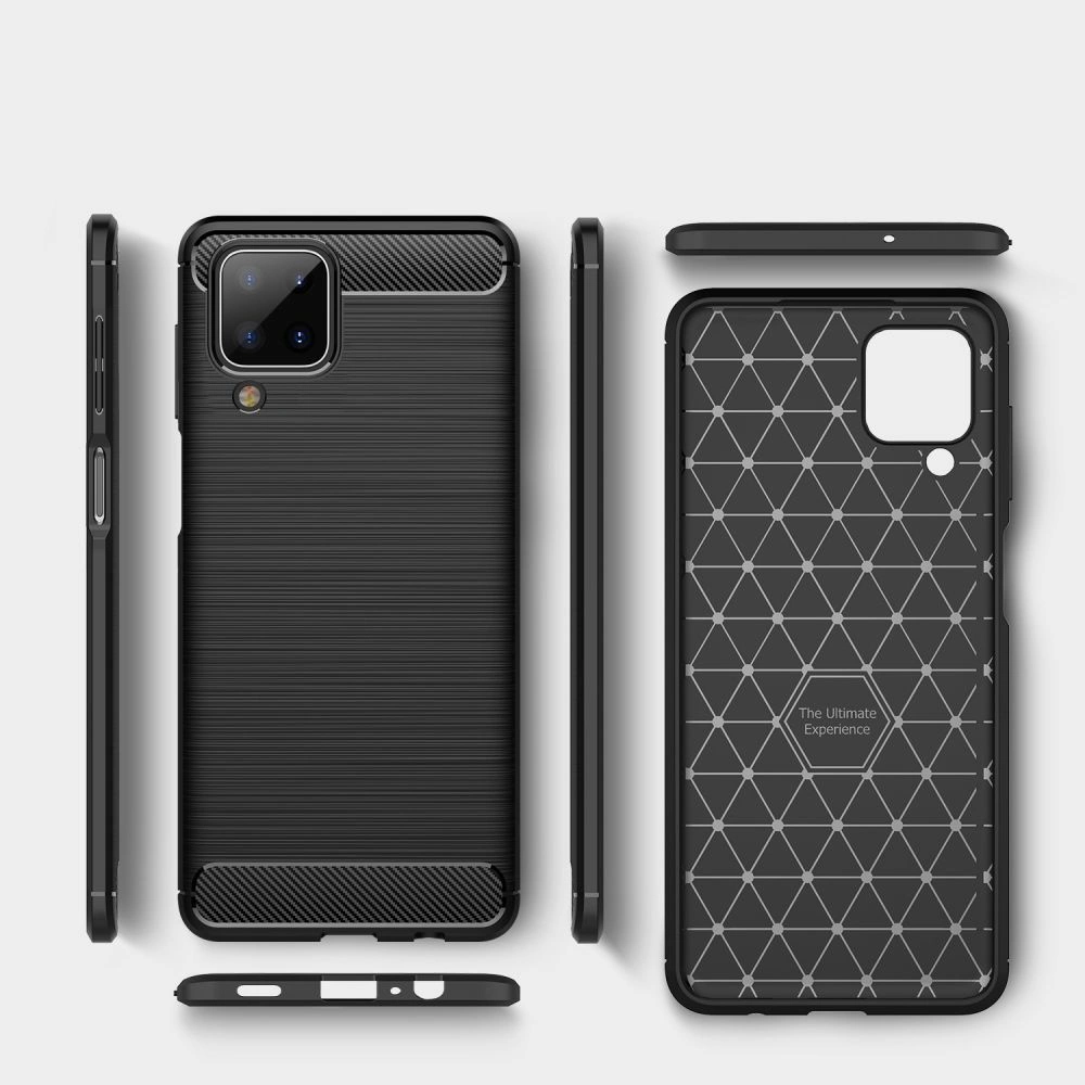 Hurtownia GSM - Etui Tech-Protect TPUCarbon Samsung Galaxy M12 černé - THP456BLK - {ean13} - Hurt