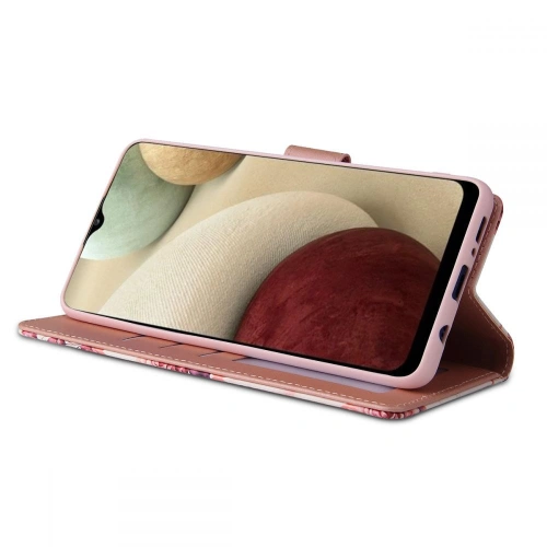 Etui Tech-Protect Wallet Samsung Galaxy A12 Floral Rose