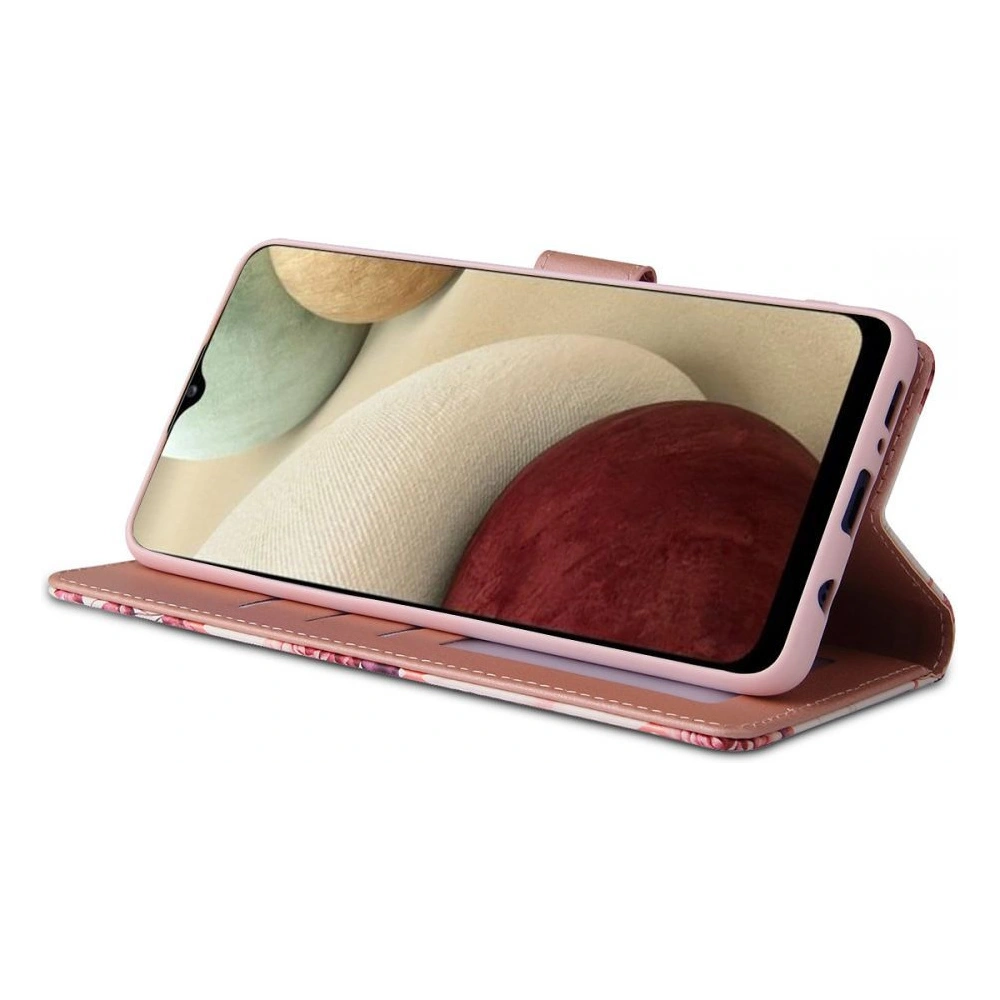 Hurtownia GSM - Etui Tech-Protect Wallet Samsung Galaxy A12 Floral Rose - THP458FLOROS - {ean13} - Hurt
