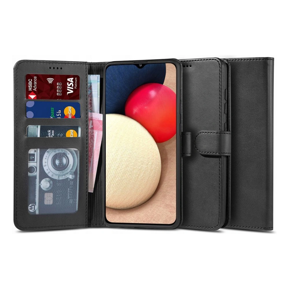 Etui Tech-Protect Wallet 2 Samsung Galaxy A02s Černé