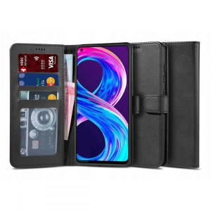 Case Tech-Protect Wallet 2 Realme 8/8 Pro Schwarz