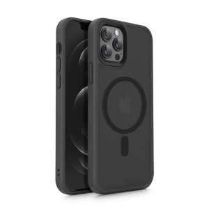 Hurtownia GSM - Etui Tech-Protect Magmat MagSafe Apple iPhone 12/12 Pro matná černá - THP481BLK - {ean13} - Hurt