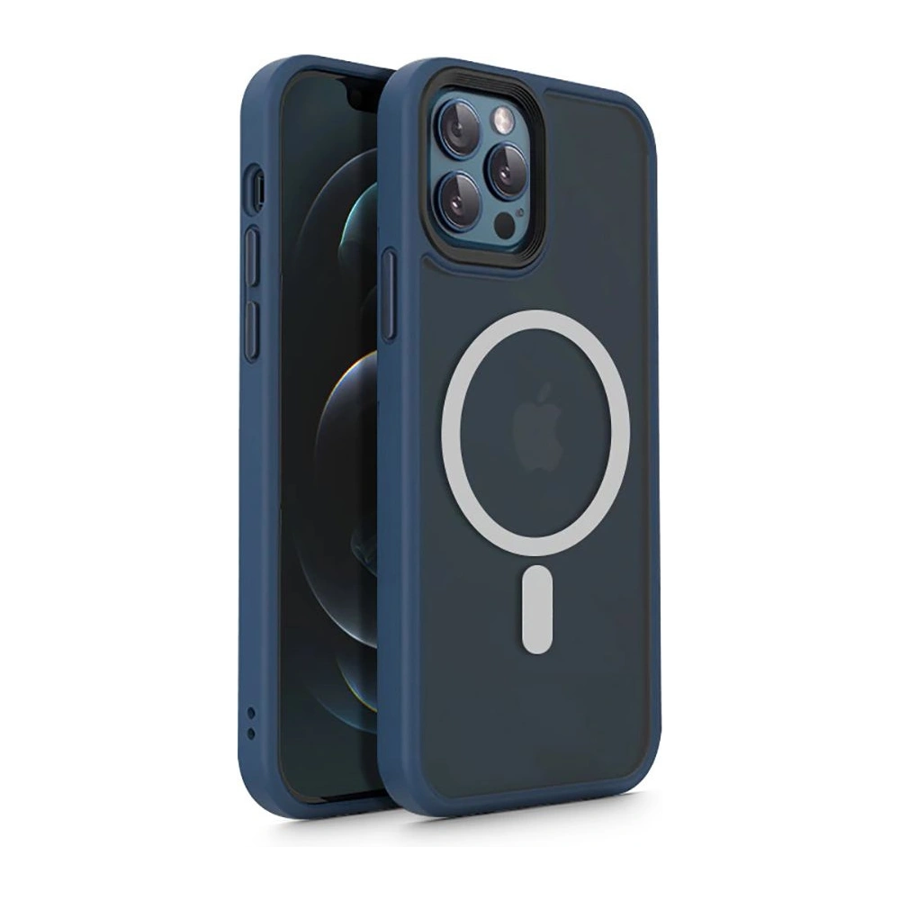 Etui Tech-Protect Magmat MagSafe Apple iPhone 12/12 Pro Matná Námořnická