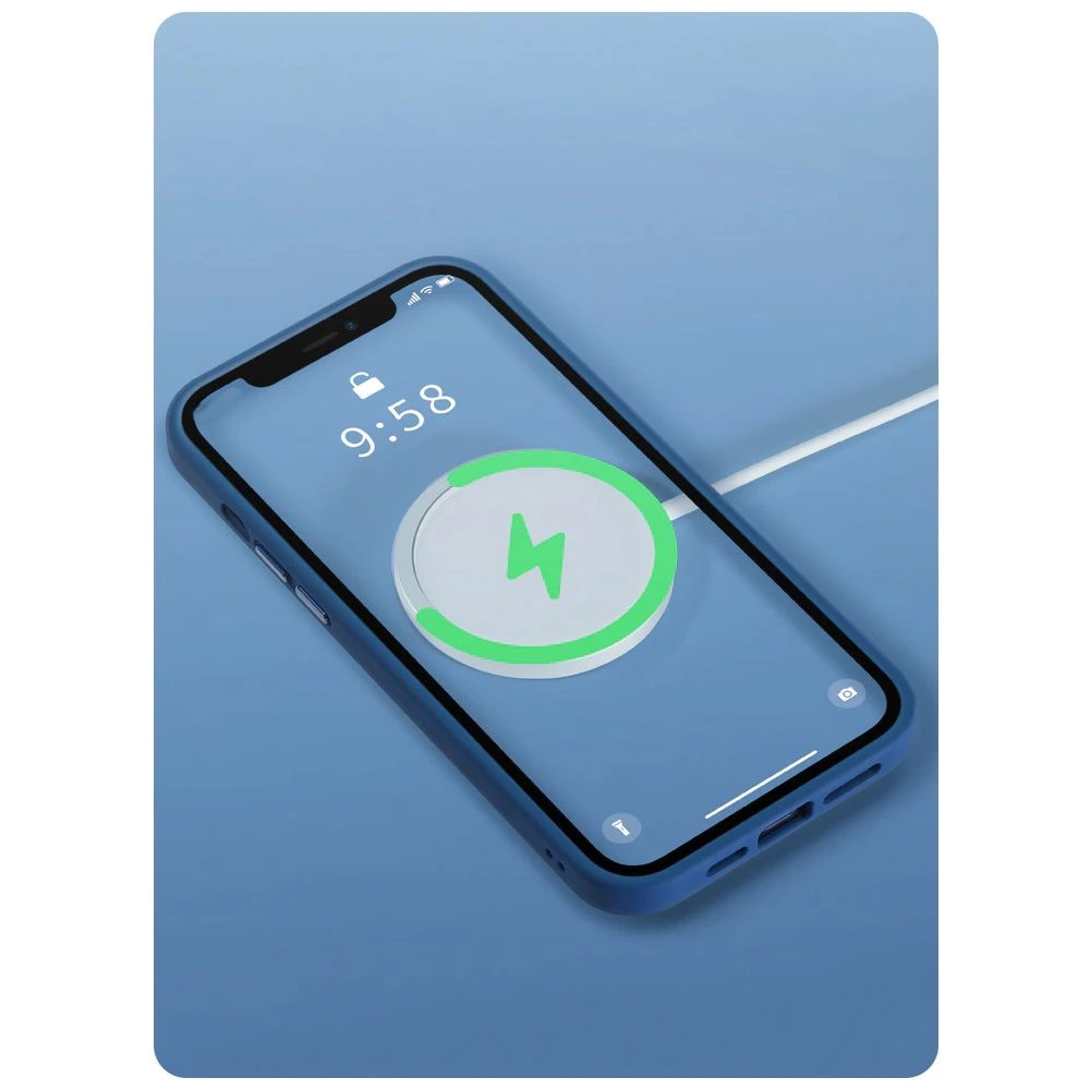 Etui Tech-Protect Magmat MagSafe Apple iPhone 12/12 Pro Matná Námořnická