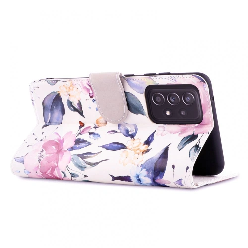 Etui Tech-Protect Wallet Samsung Galaxy A52/A52s Floral White