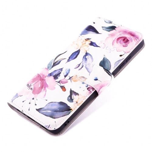 Etui Tech-Protect Wallet Samsung Galaxy A52/A52s Floral White