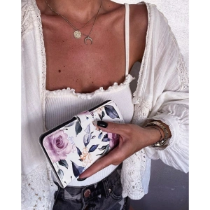 Wholesale Tech-Protect Wallet Samsung Galaxy A52/A52s Floral White - THP483FLOWHT - {ean13} - Hurt