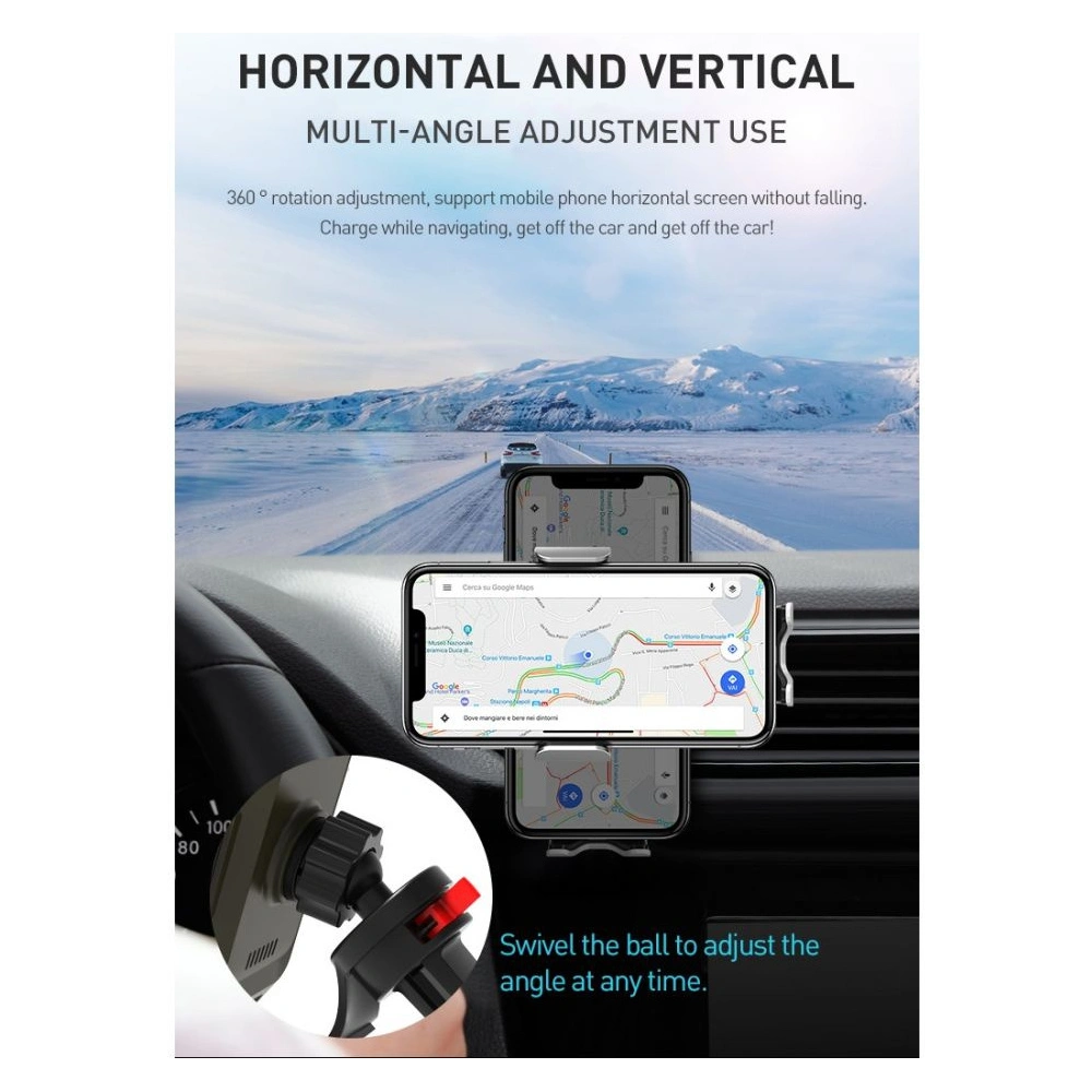 Wholesale Tech-Protect R3 Car Mount Wireless Charger Black - THP503BLK - {ean13} - Hurt