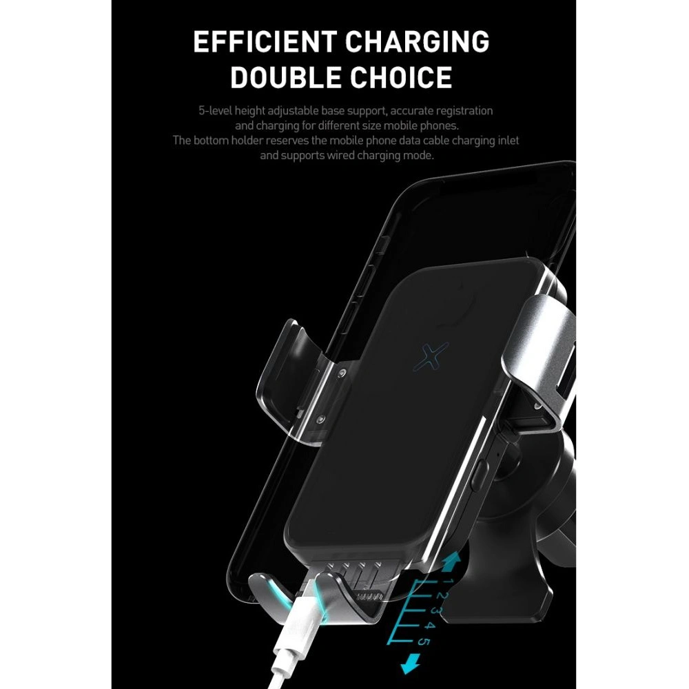 Hurtownia GSM - Uchycení do auta Tech-Protect R3 Bezdrátová nabíječka do auta Černá - THP503BLK - {ean13} - Hurt