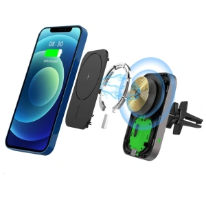 Hurtownia GSM - Uchwyt samochodowy Tech-Protect Cw19 Magnetic MagSafe Vent Car Mount Black - THP505BLK - {ean13} - Hurt