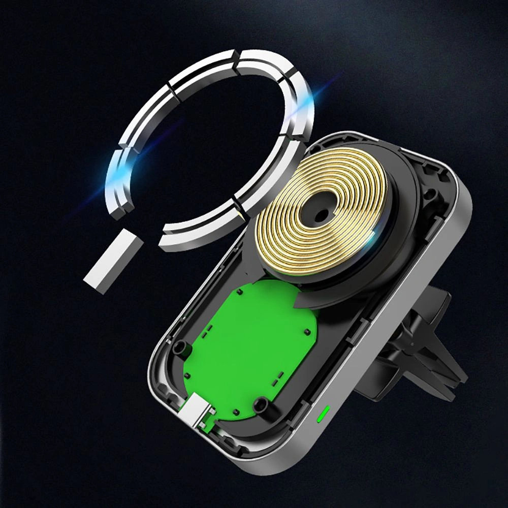 Hurtownia GSM - Upevnění do auta Tech-Protect Cw19 Magnetic MagSafe Vent Car Mount Black - THP505BLK - {ean13} - Hurt