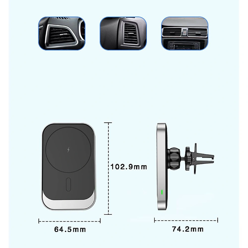 Hurtownia GSM - Uchwyt samochodowy Tech-Protect Cw19 Magnetic MagSafe Vent Car Mount Black - THP505BLK - {ean13} - Hurt