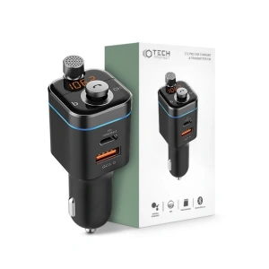 Tech-Protect C72 Pro 2-port Car Charger + Transmiter Fm Black