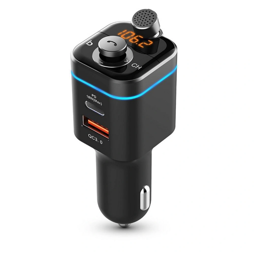 Wholesale Tech-Protect C72 Pro 2-port Car Charger + Transmiter Fm Black - THP506BLK - {ean13} - Hurt
