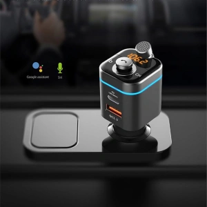Tech-Protect C72 Pro 2-port Car Charger + Transmiter Fm Black