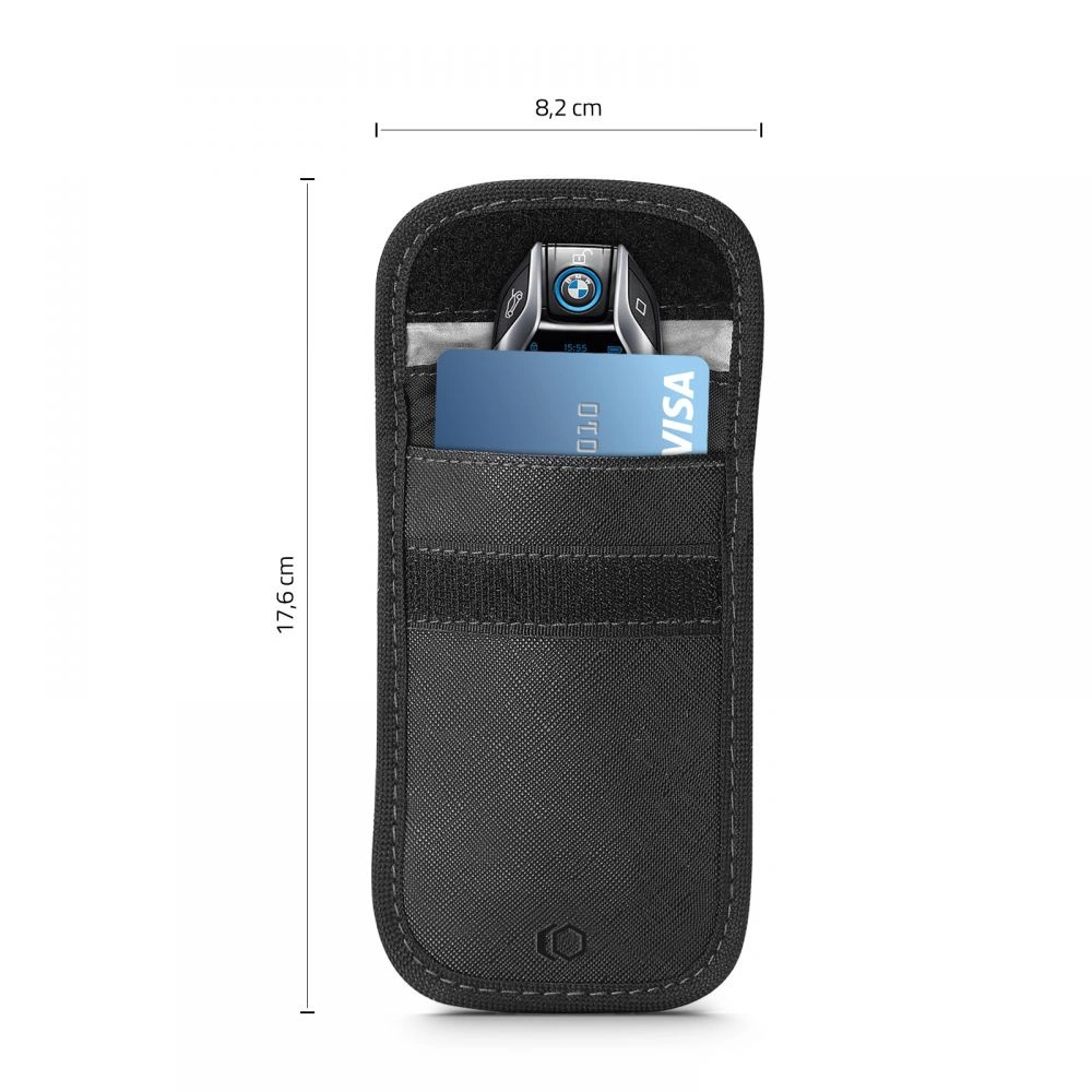 Hurtownia GSM - Klatka Faradaya Tech-Protect V1 Keyless Rfid Signal Blocker Case Cross Black - THP508BLK - {ean13} - Hurt