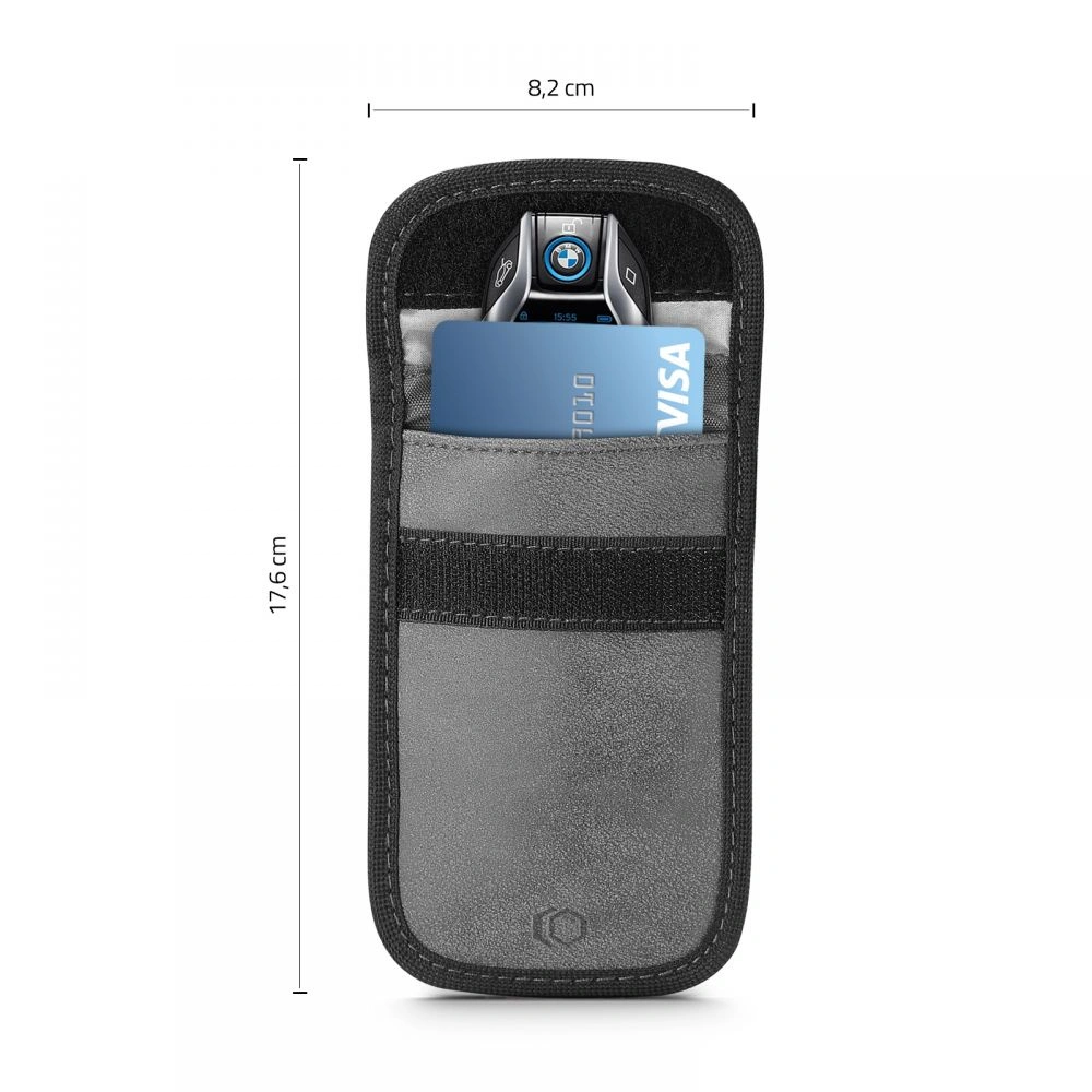 Hurtownia GSM - Klatka Faradaya Tech-Protect V1 Keyless Rfid Signal Blocker Case Grey - THP509GRY - {ean13} - Hurt