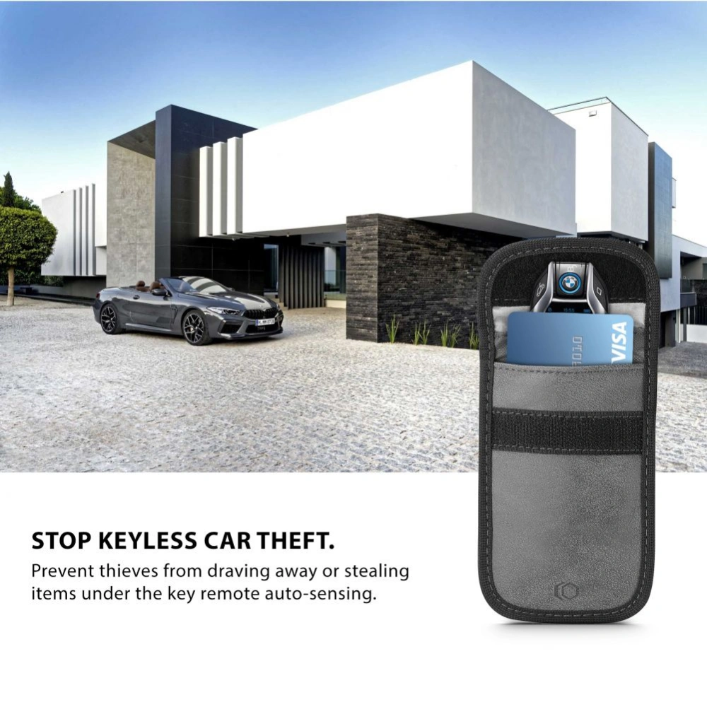 Hurtownia GSM - Klatka Faradaya Tech-Protect V1 Keyless Rfid Signal Blocker Case Grey - THP509GRY - {ean13} - Hurt