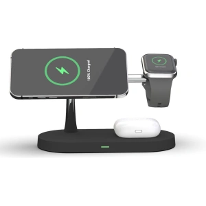 Hurtownia GSM - Ładowarka bezprzewodowa Tech-Protect A12 3in1 Magnetic MagSafe Wireless Charger Black - THP511BLK - {ean13} - Hurt