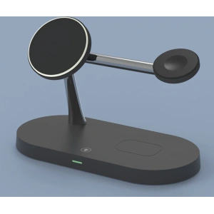Hurtownia GSM - Ładowarka bezprzewodowa Tech-Protect A12 3in1 Magnetic MagSafe Wireless Charger Black - THP511BLK - {ean13} - Hurt