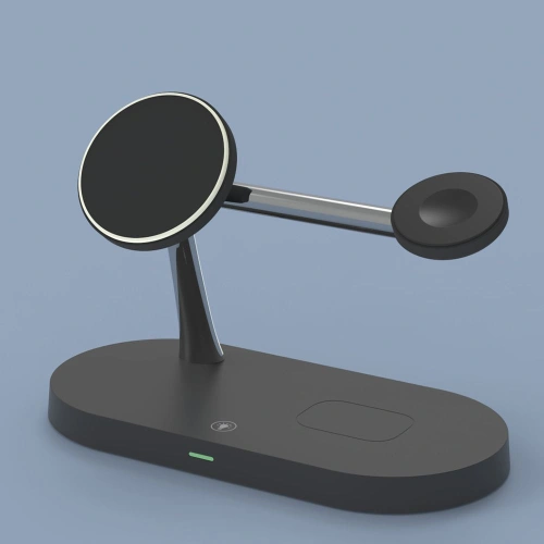 Ładowarka bezprzewodowa Tech-Protect A12 3in1 Magnetic MagSafe Wireless Charger Black